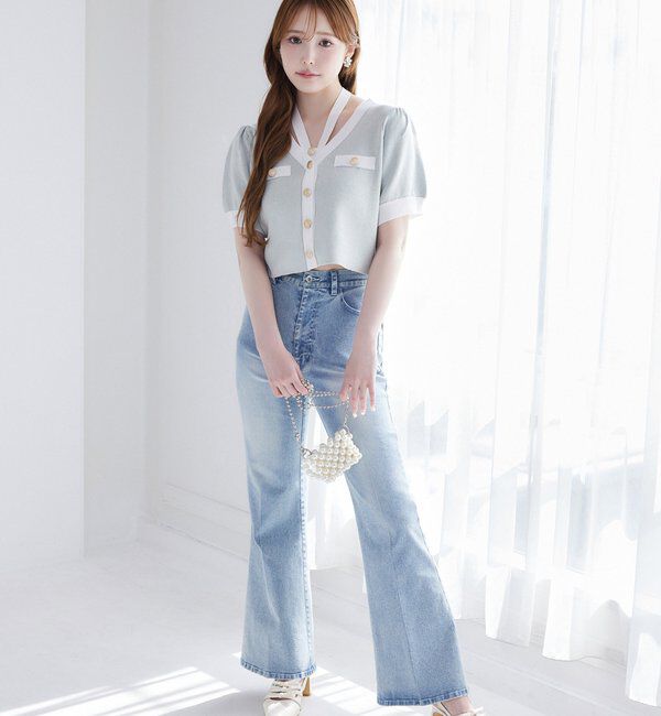  「【WEB限定】ストレッチ美脚デニムパンツ」|その他|