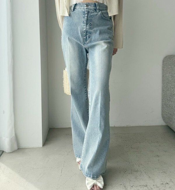  「【WEB限定】ストレッチ美脚デニムパンツ」|その他|