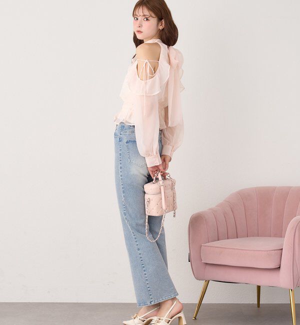  「【WEB限定】ストレッチ美脚デニムパンツ」|その他|