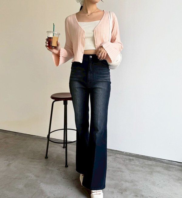  「【WEB限定】ストレッチ美脚デニムパンツ」|その他|