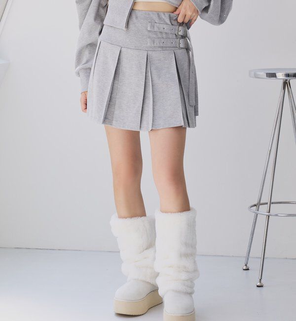  「カットミニスカート」|スカート|