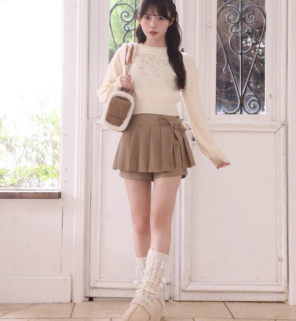  「プリーツミニスカパン」|スカート|