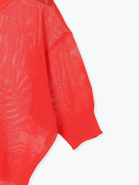 Te chichi「ペーパータッチヤーン2WAYメッシュニット」|ニット・セーター|