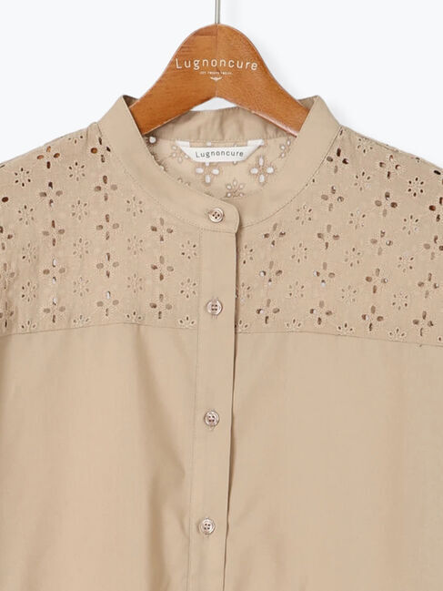 Lugnoncure「アイレットレースシャツ」|シャツ・ブラウス|