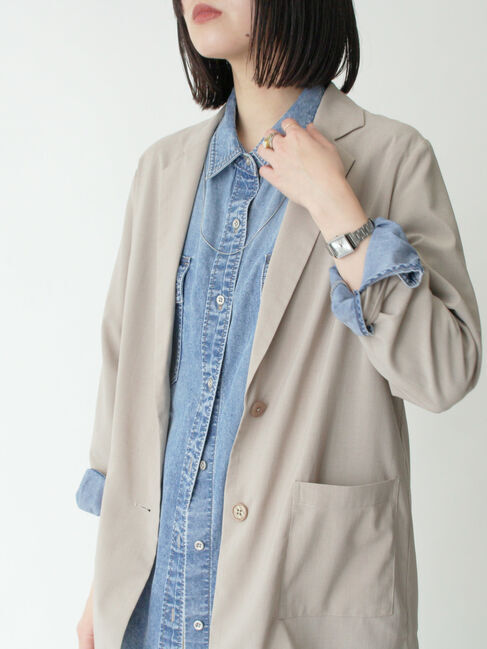 sm2rhythm「リネン混ジャケット(セットアップ可)」|その他|ベージュ