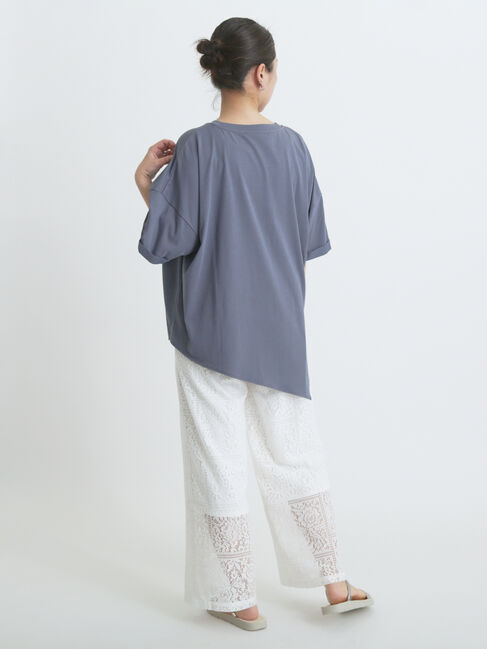 sm2rhythm「アシンメトリープルオーバー」|Tシャツ・カットソー|