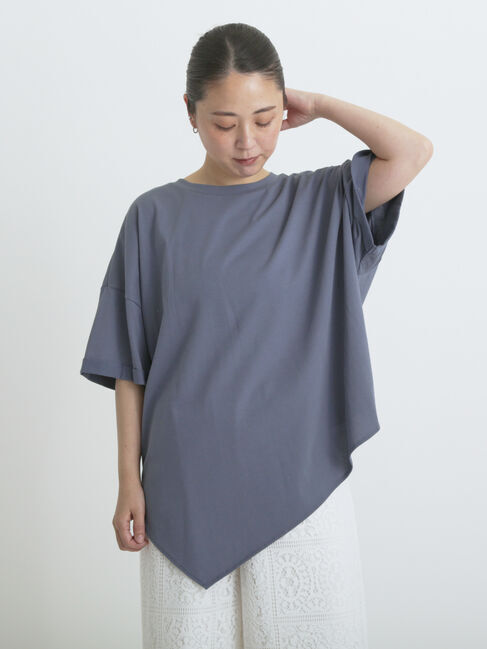 sm2rhythm「アシンメトリープルオーバー」|Tシャツ・カットソー|