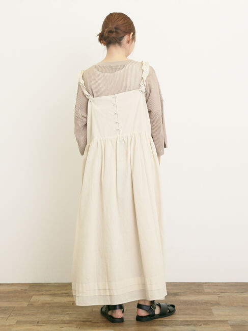 Samansa Mos2「テープロゴ刺繍ニットプルオーバー」|ニット・セーター|