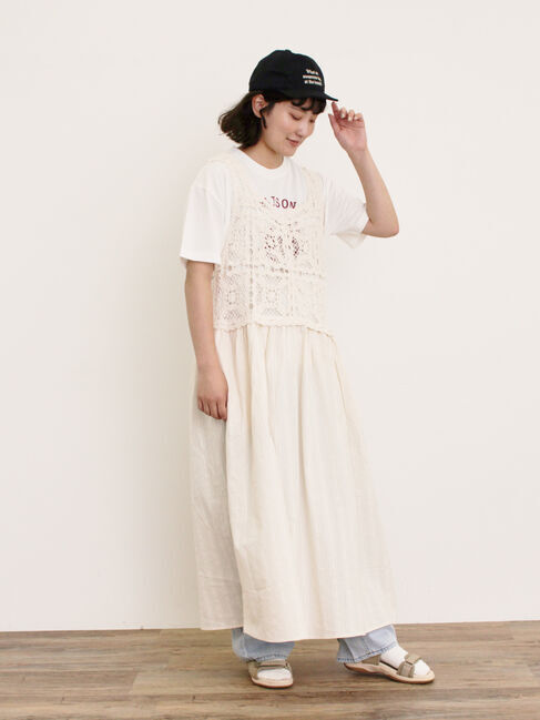 Samansa Mos2「建物プリントTシャツ」|Tシャツ・カットソー|