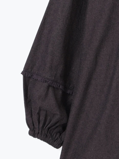 Samansa Mos2「前後2WAY襟フリルチュニック」|シャツ・ブラウス|