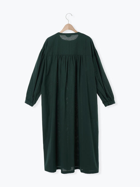 Samansa Mos2「【S/Mサイズ】綿麻/デニムピンタックワンピース」|ワンピース|