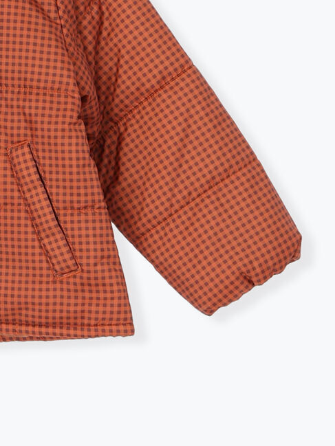 Samansa Mos2 Lagom「【撥水】チェック柄中綿ジャケット」|ブルゾン・スタジャン|