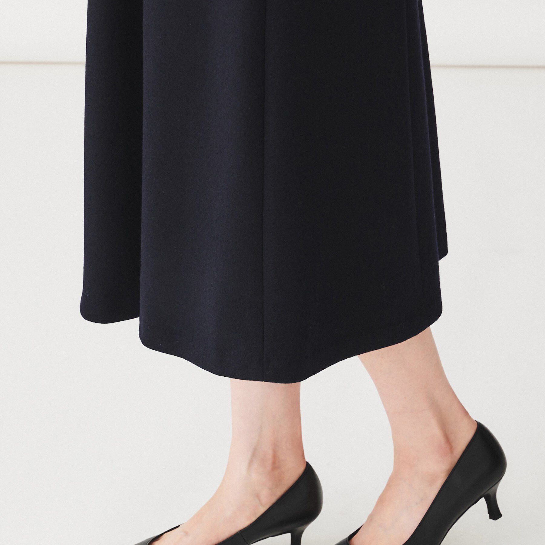 UNTITLED「【日本製/きれい目/ベルト付】ミルドジャージワンピース」|ワンピース|