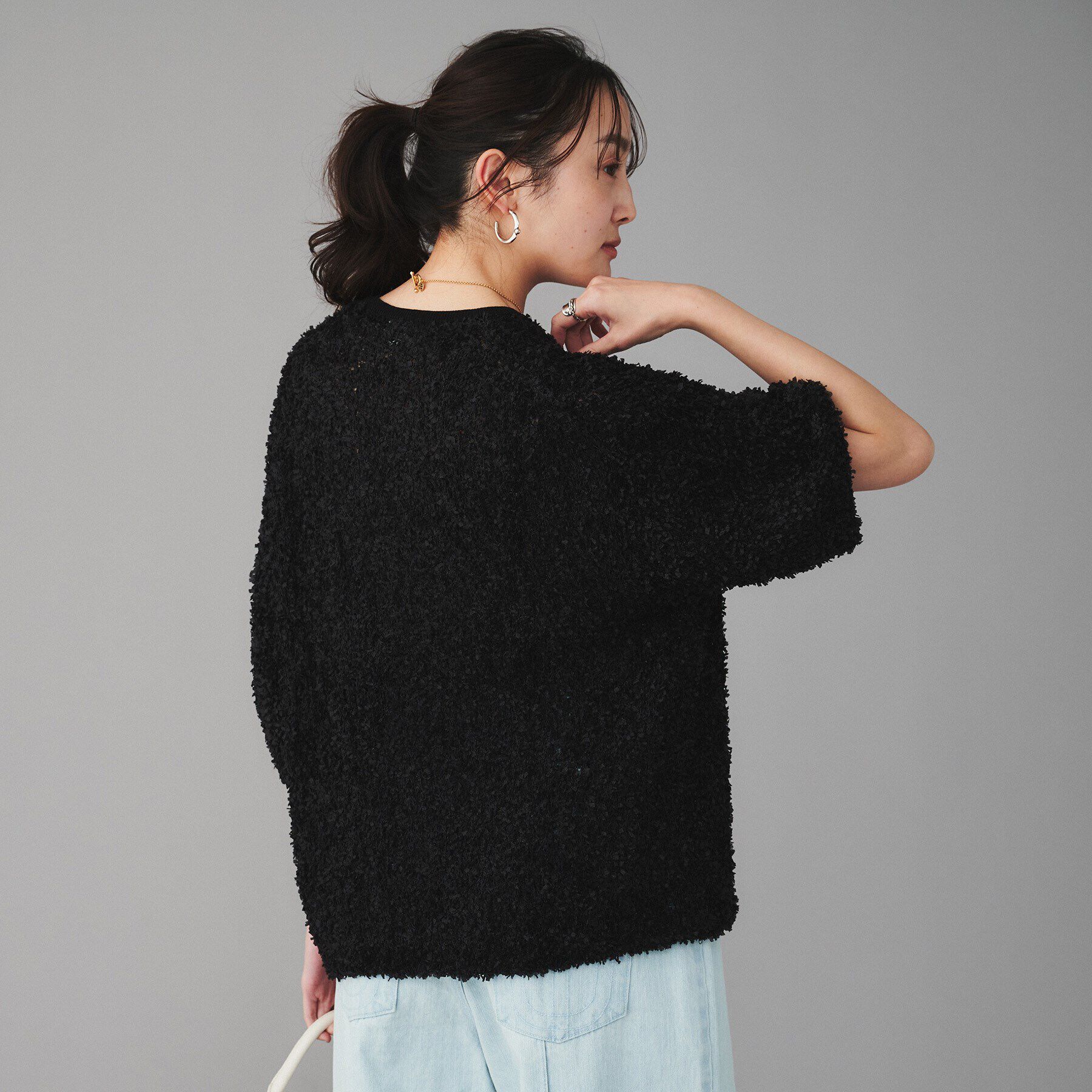 UNTITLED「【YENN】ファンシーヤーンプルオーバー」|ニット・セーター|