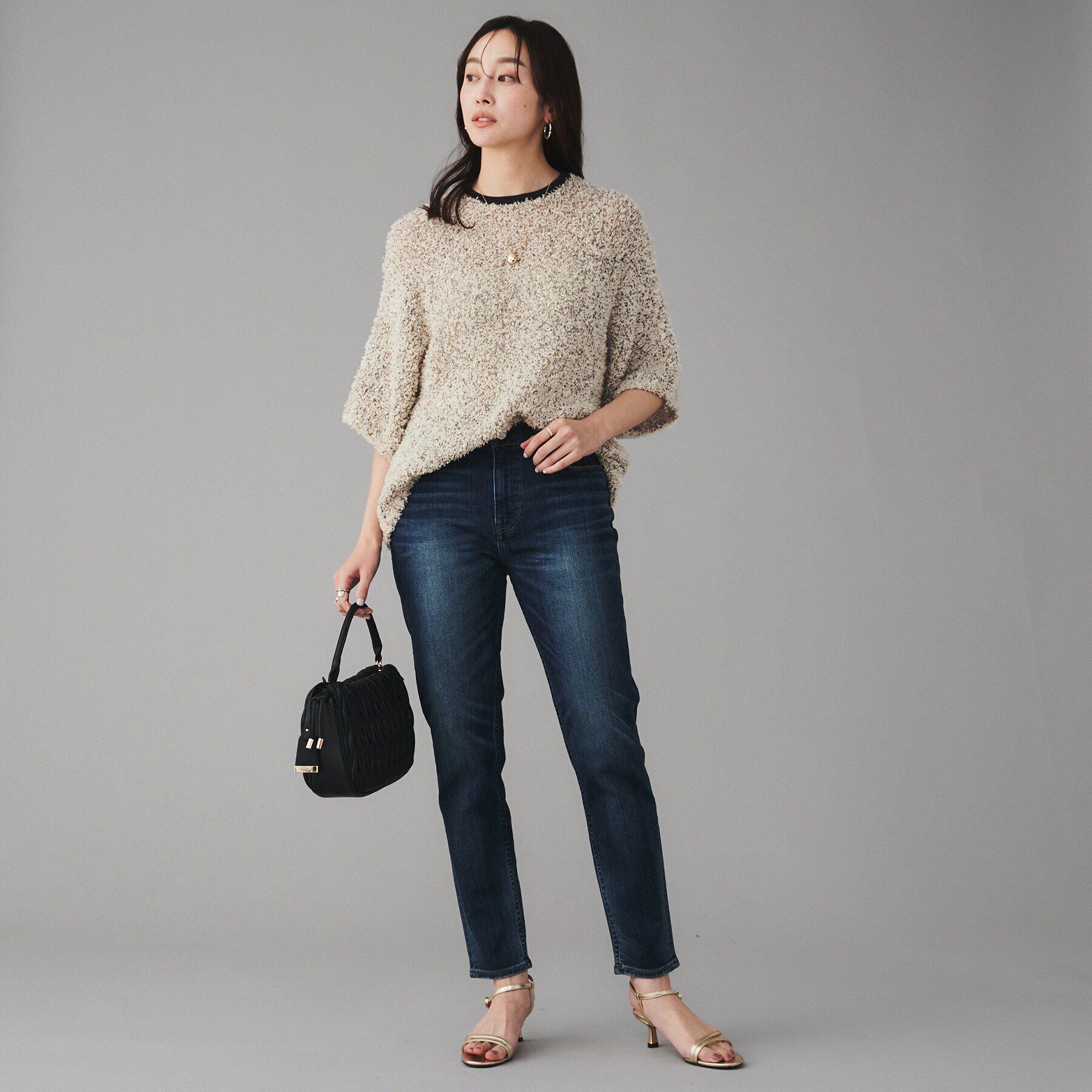 UNTITLED「【YENN】ファンシーヤーンプルオーバー」|ニット・セーター|