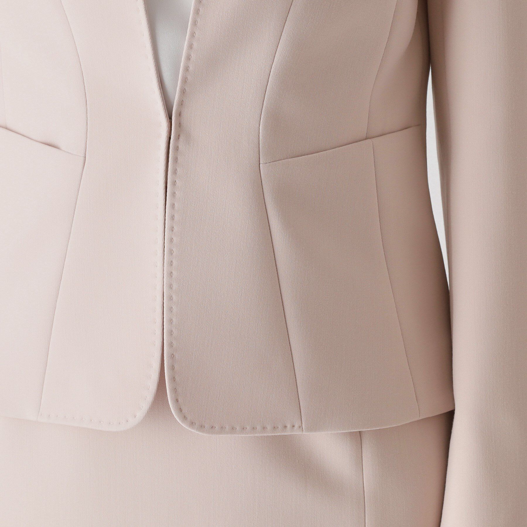 COUP DE CHANCE「【洗える／日本製】カラーレスジャケット」|ノーカラージャケット|