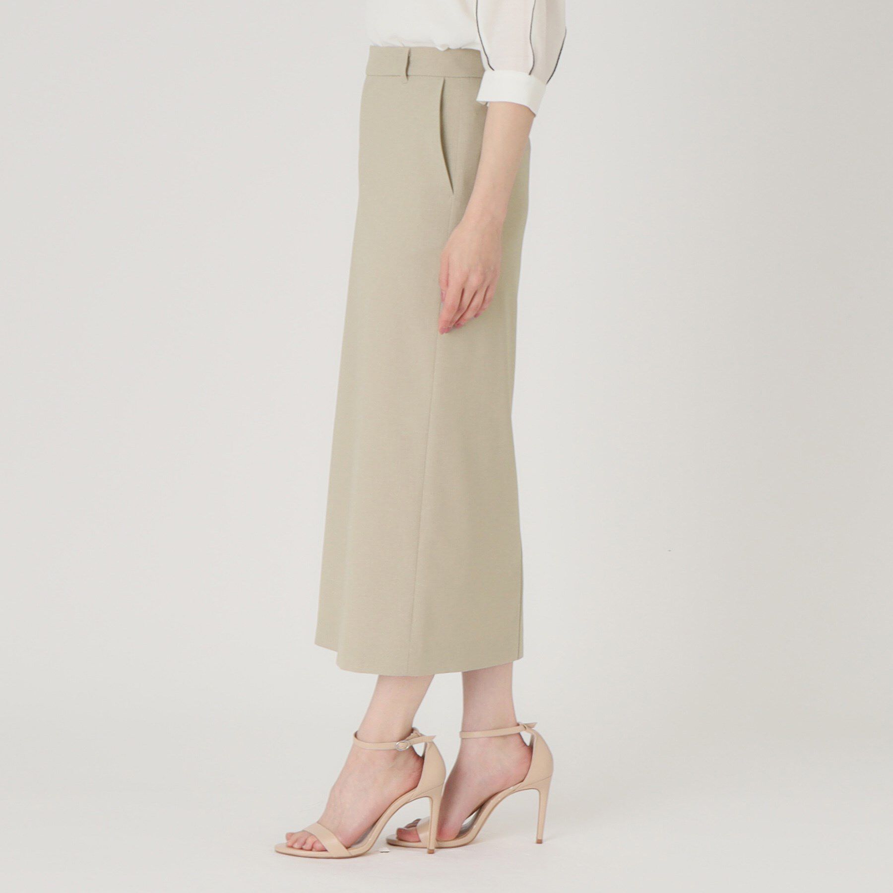 COUP DE CHANCE「【洗える／日本製／ロング丈】ストレートシルエットのスカート」|スカート|