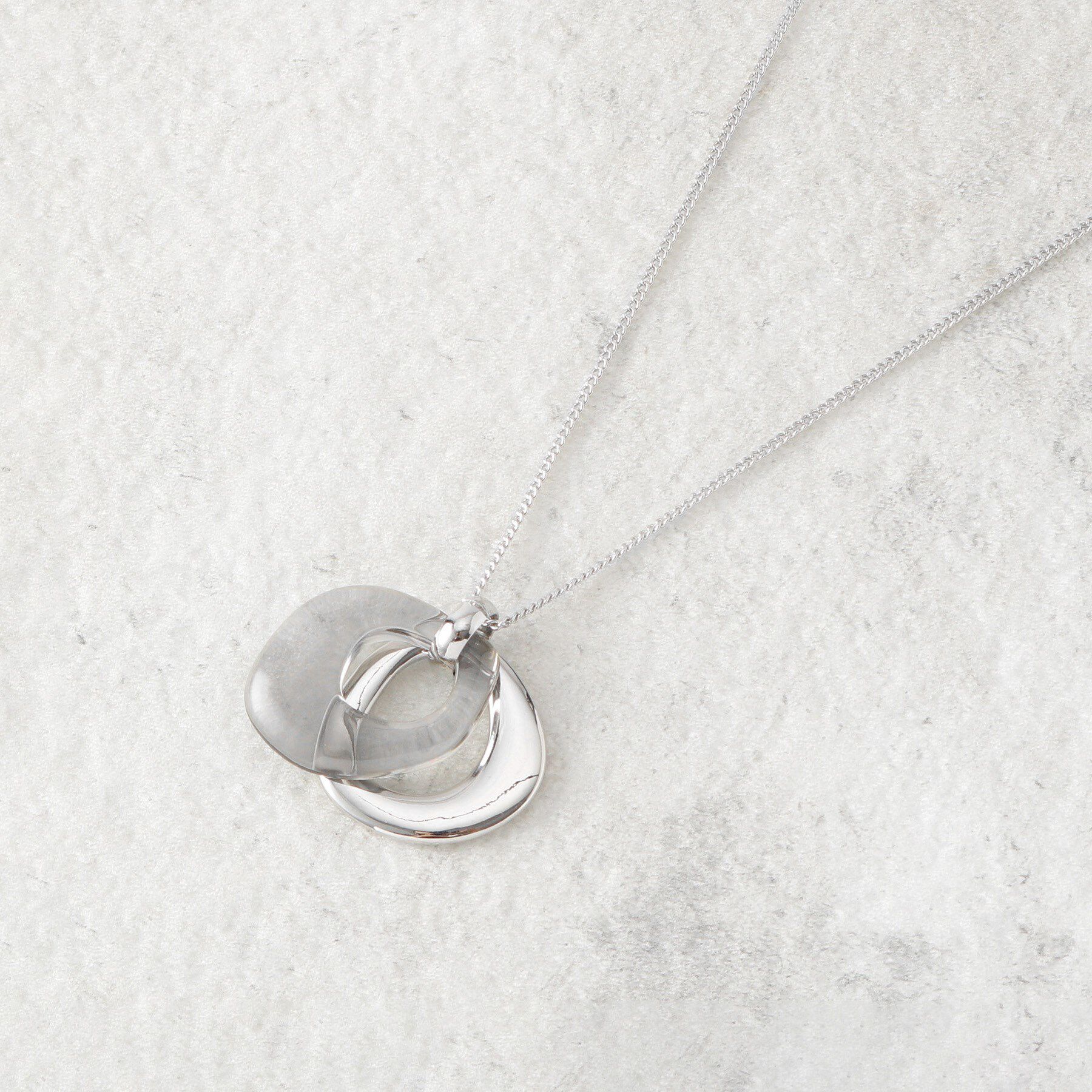 COUP DE CHANCE「ツイントップ／ワントップネックレス／長さ調整可」|ネックレス|シルバー(006)