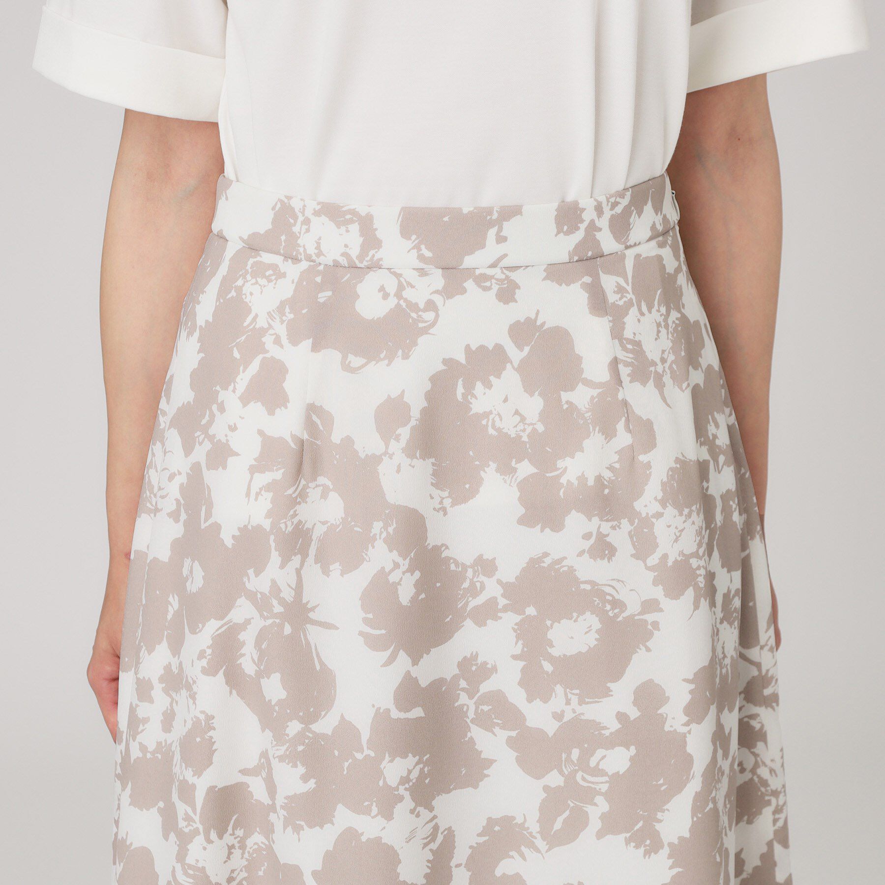 COUP DE CHANCE「【手洗い可／日本製】花柄フレアスカート」|スカート|