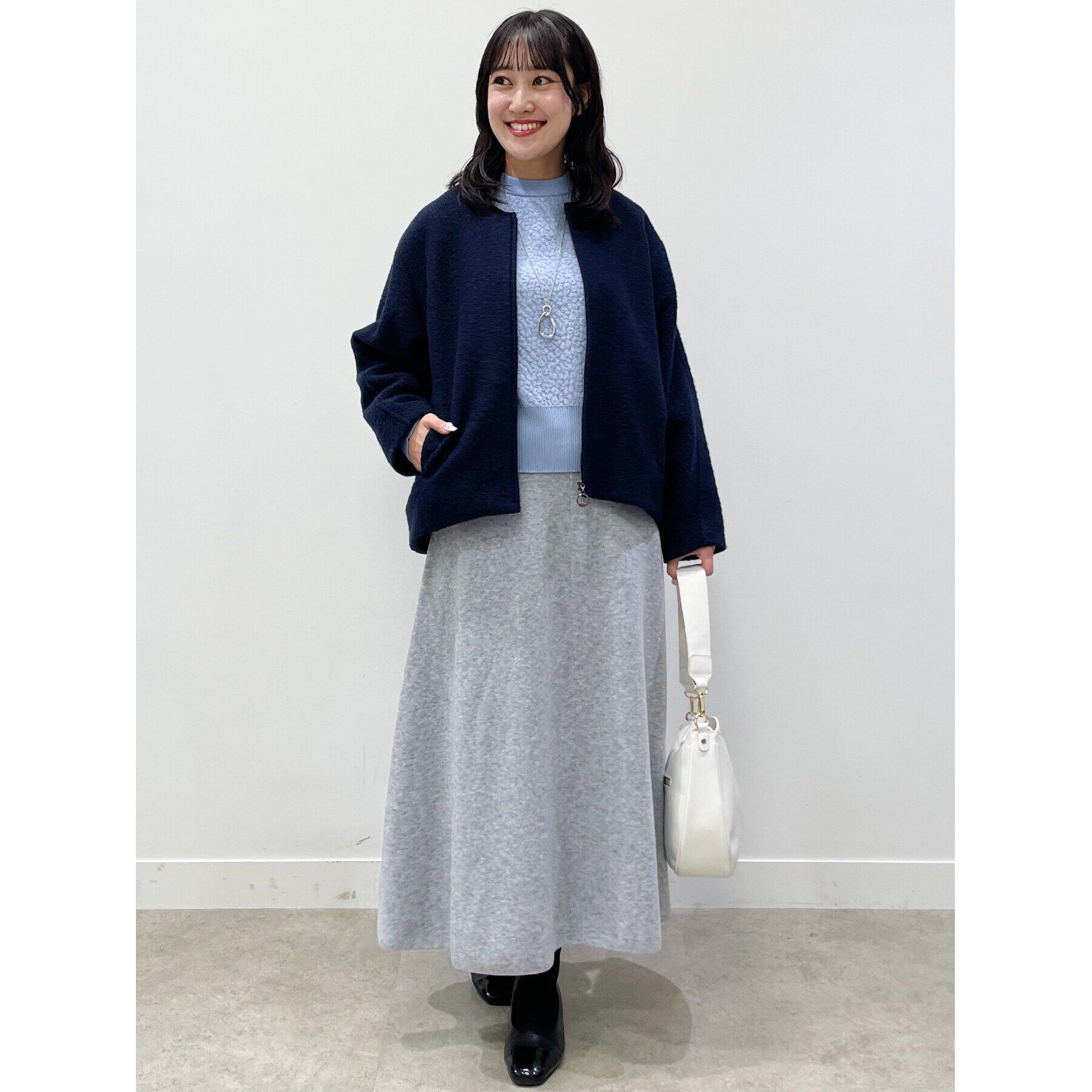 Reflect「【WEB限定カラーあり／洗える／セットアップ可】ジャカードニットスカート」|スカート|