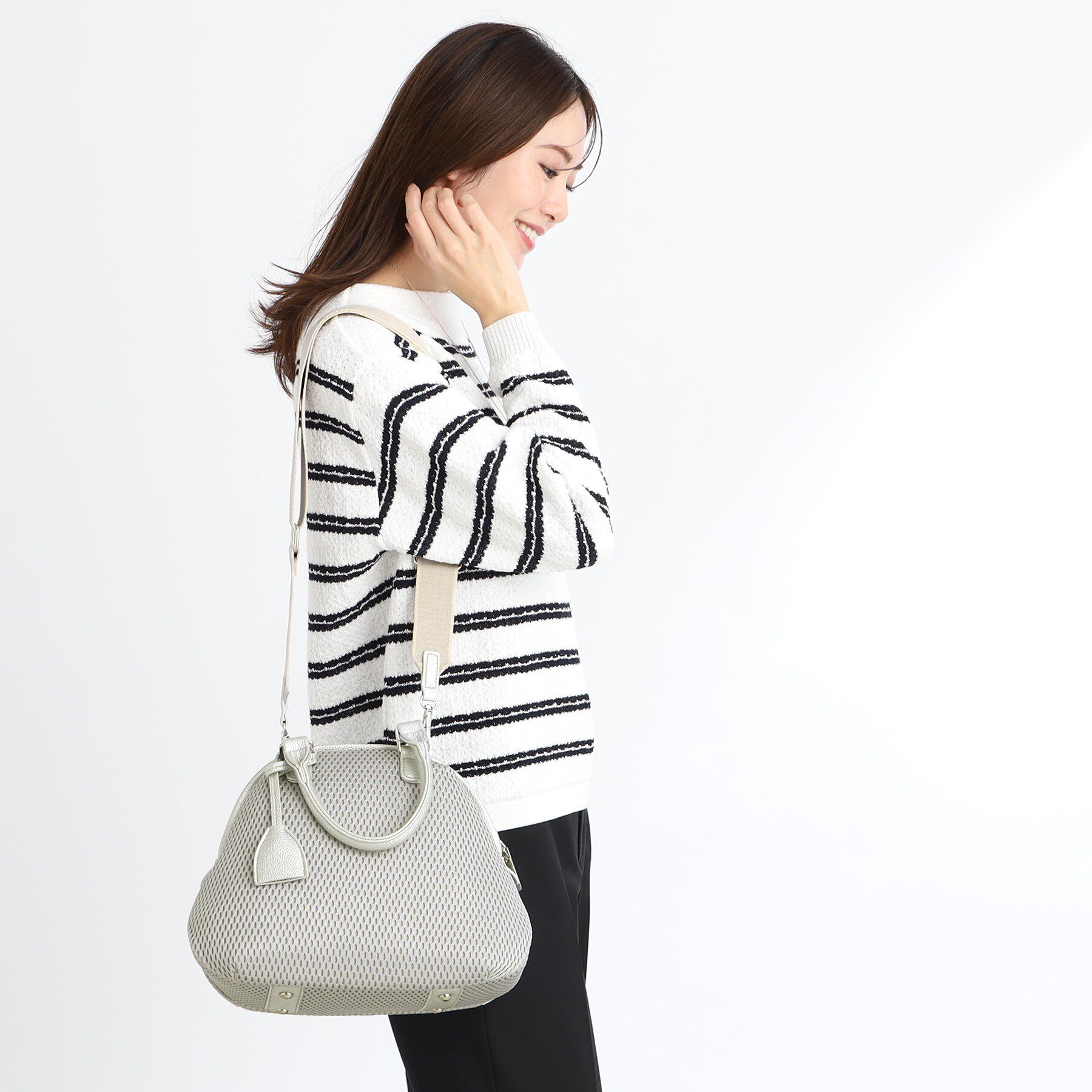 Reflect「【夏SALE／ショルダー付き】キレイめメッシュバッグ」|ショルダー・メッセンジャー|