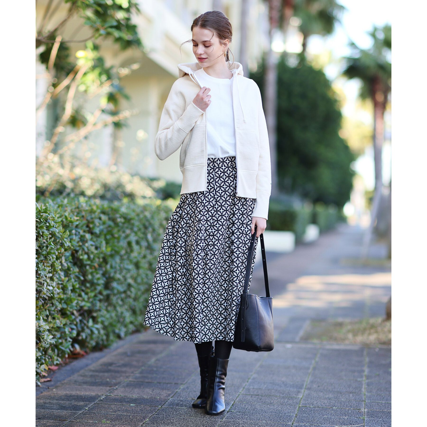 DRESSTERIOR「デキシー吊裏毛ジップアップパーカ」|パーカー|