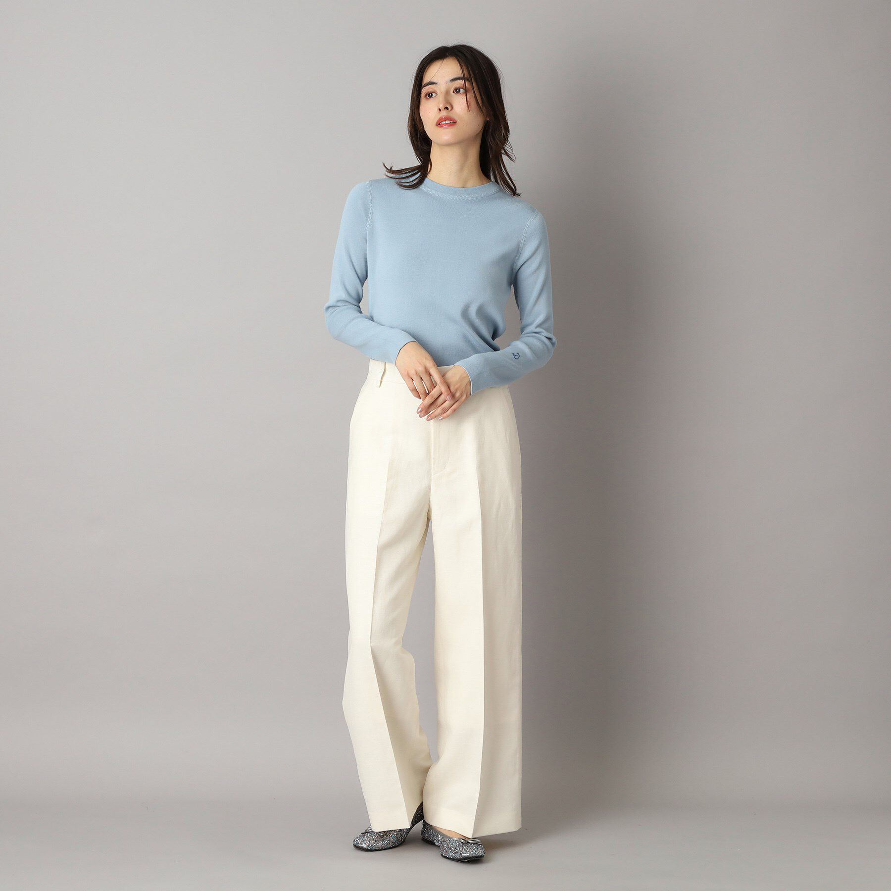 DRESSTERIOR「【美シルエット／洗える】リネンブレンドワイドパンツ」|その他|