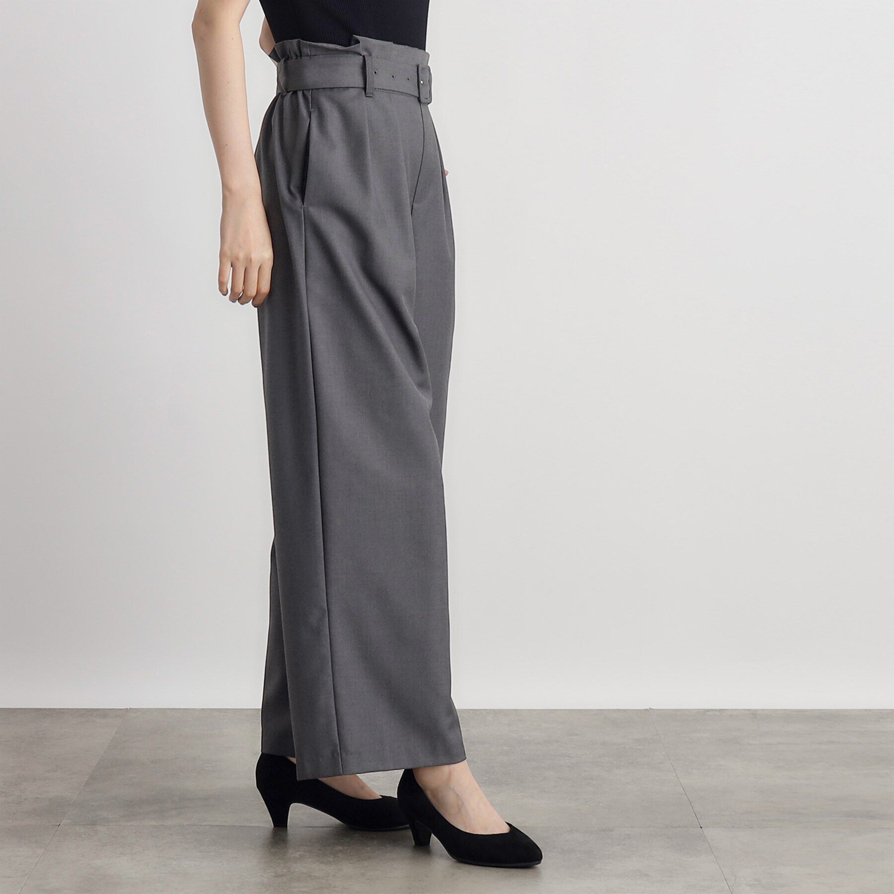 grove「くるみバックルワイドパンツ」|その他|