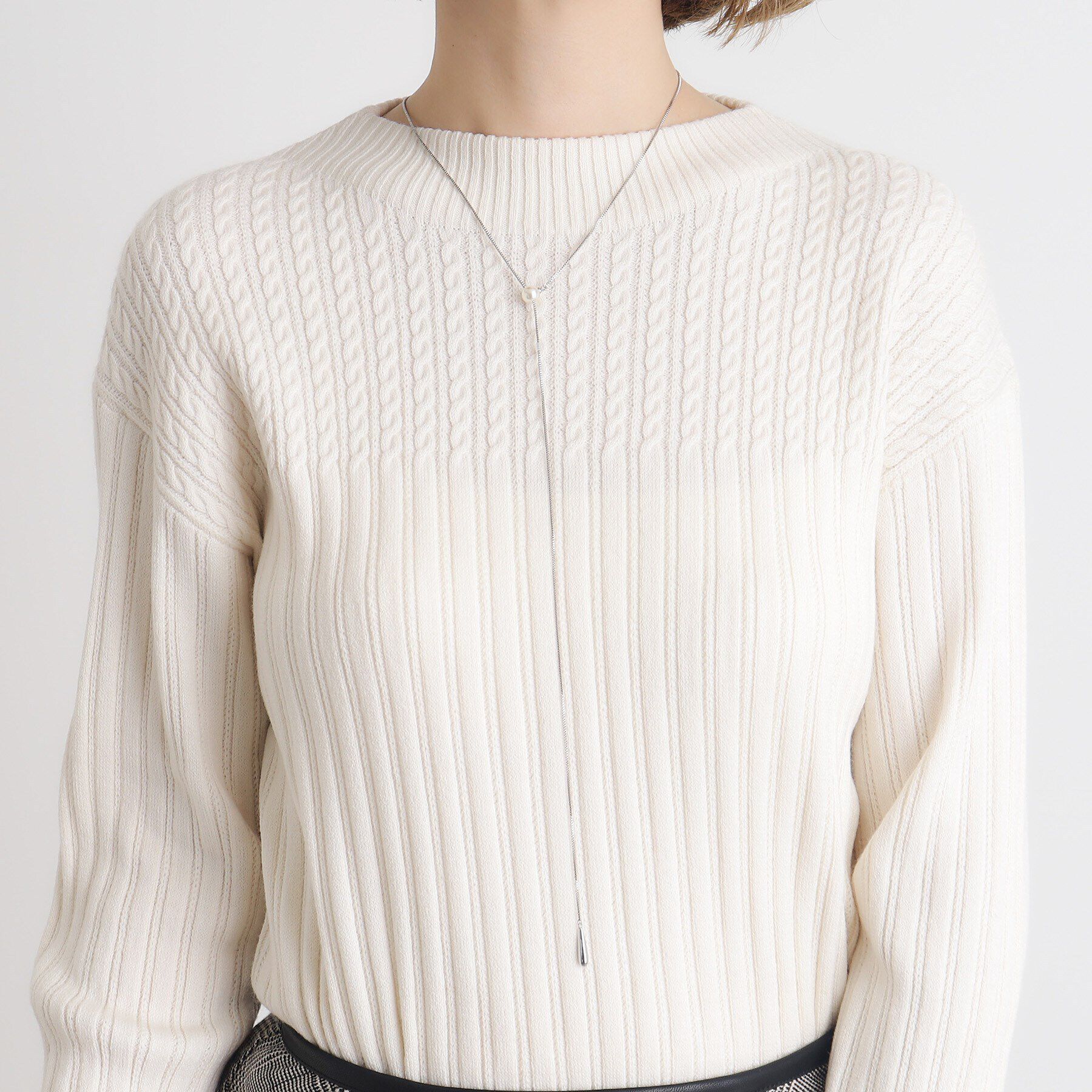 grove「パール調スライドネックレス」|ネックレス|