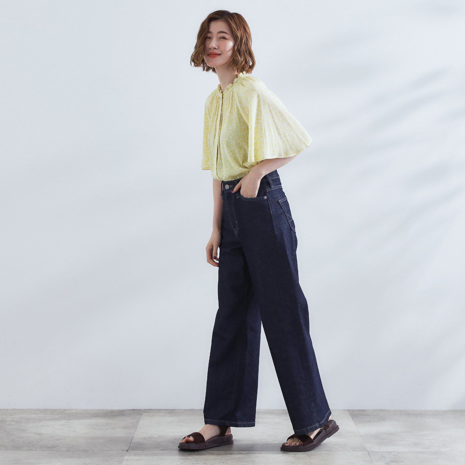 grove「【洗える/お仕事/二の腕カバー】ヴィンテージサテンブラウス」|シャツ・ブラウス|