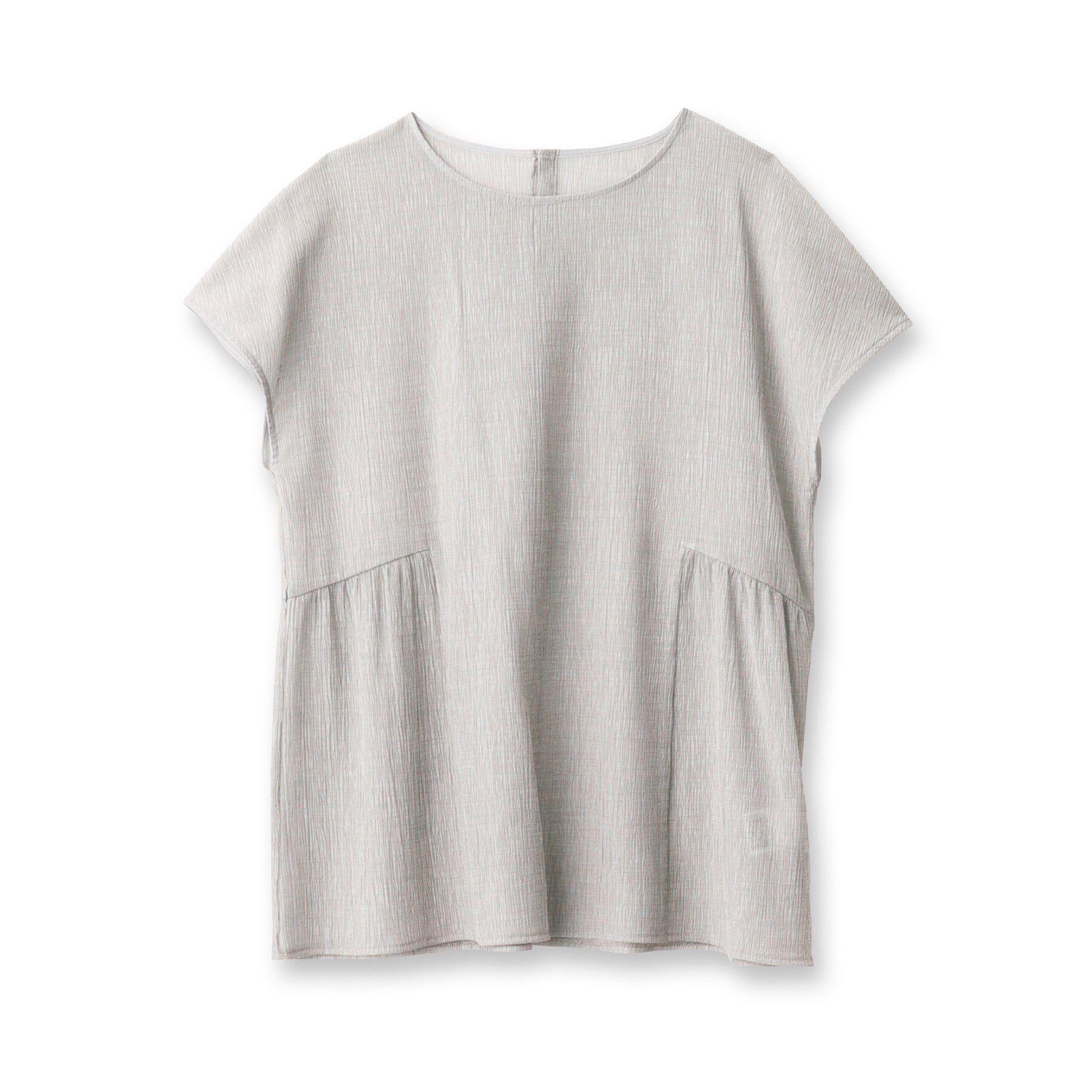 INDIVI「【洗える】ペプラム風デザインきれいめカットソー」|Tシャツ・カットソー|