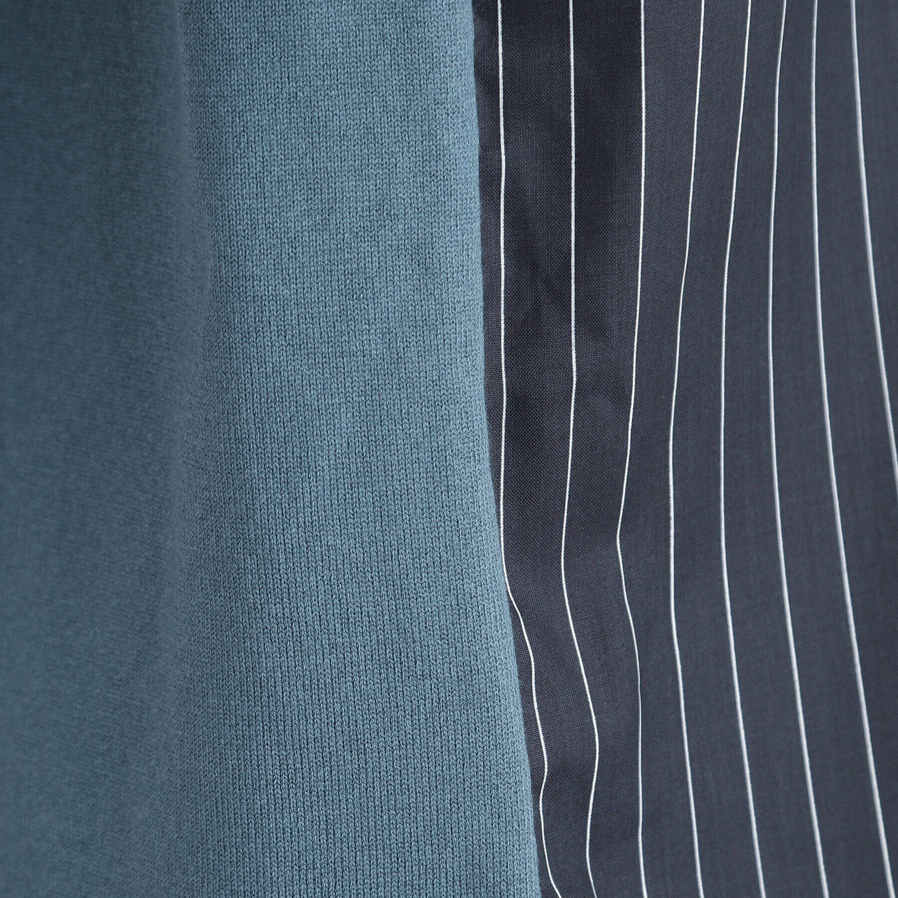 INDIVI「【洗える／バックシャン】ストライプ柄コンビニット」|ニット・セーター|