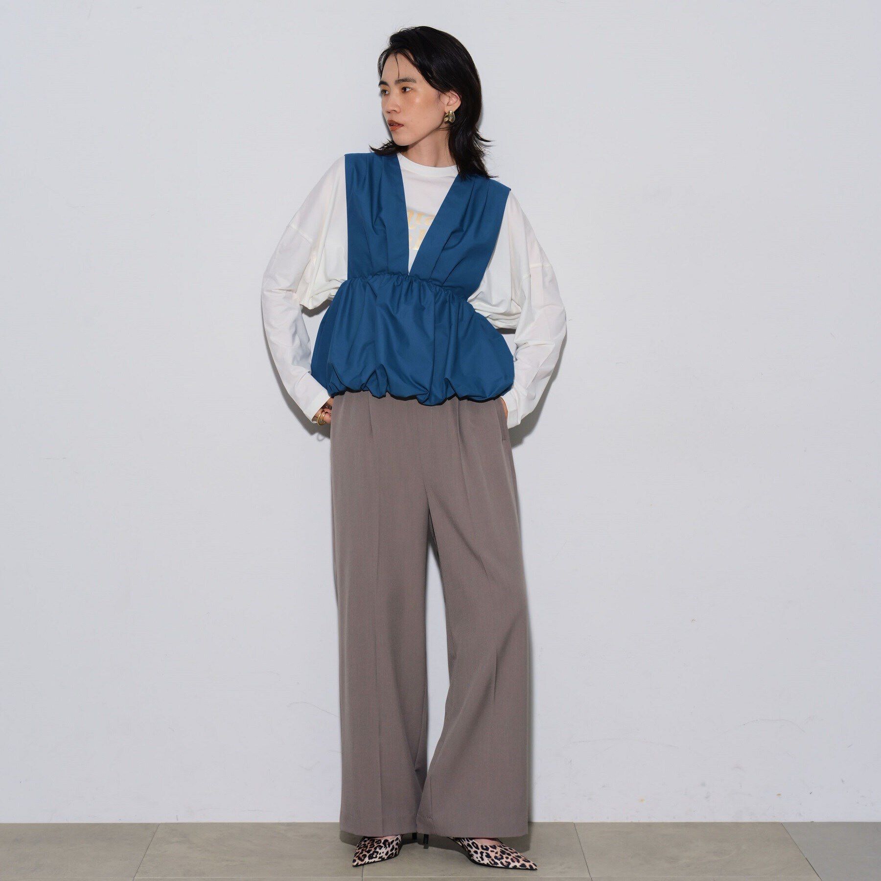 GALLEST「バルーンビスチェ」|シャツ・ブラウス|