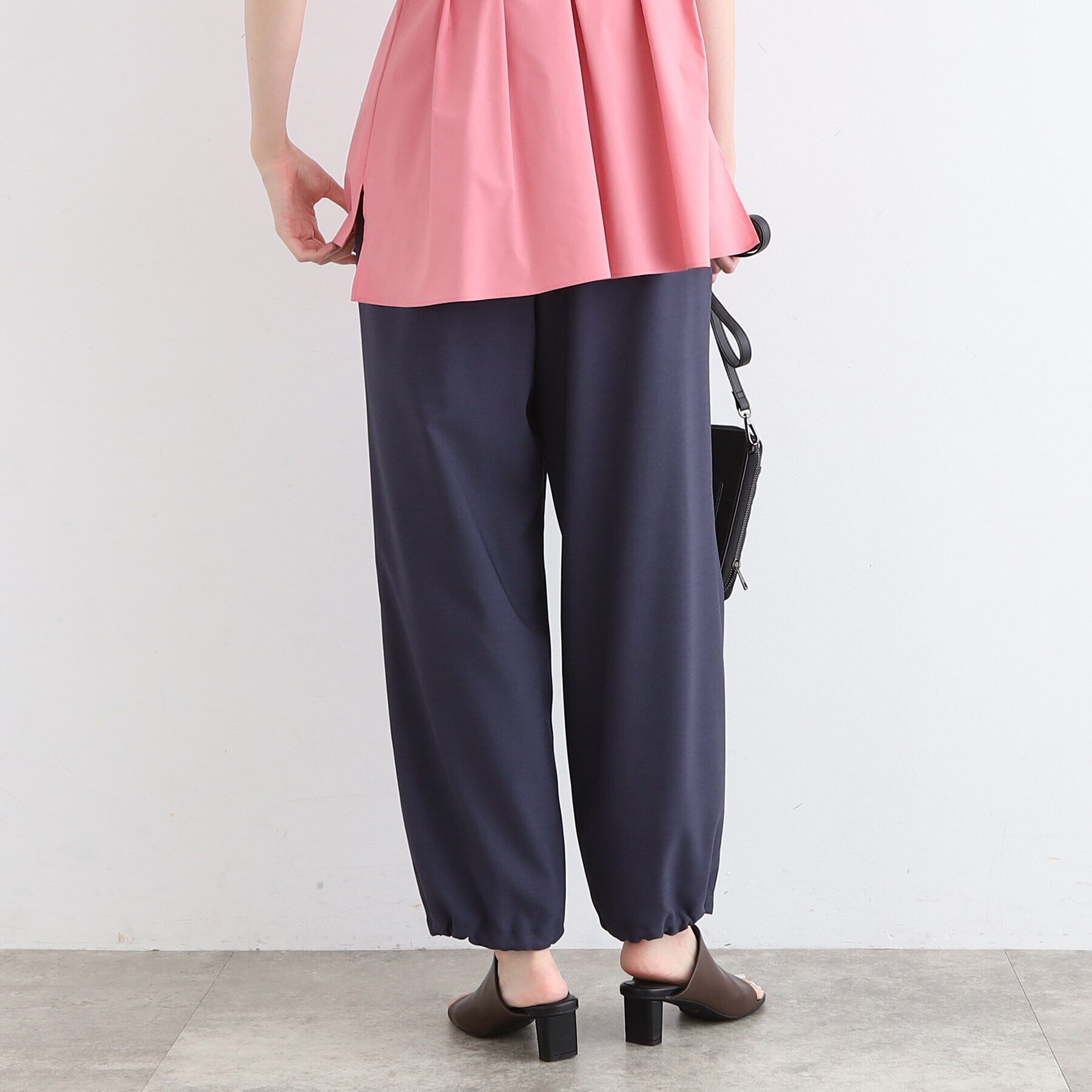 INDIVI「【洗える／2WAY】麻ライクワークパンツ」|その他|