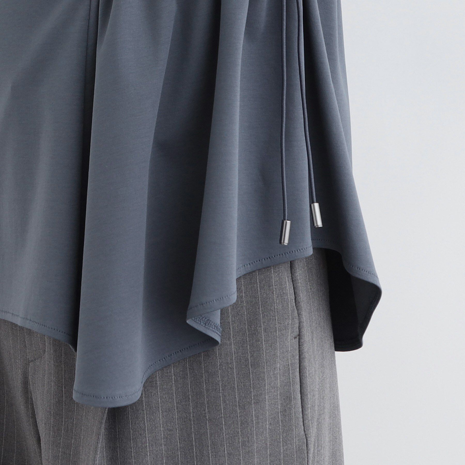 INDIVI「【洗える／トレンド】ドロストデザインTシャツ」|Tシャツ・カットソー|