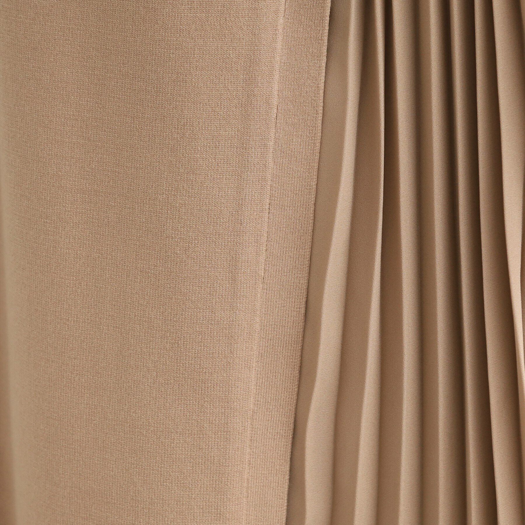 INDIVI「【洗える】サイドプリーツニットワンピース」|ワンピース|