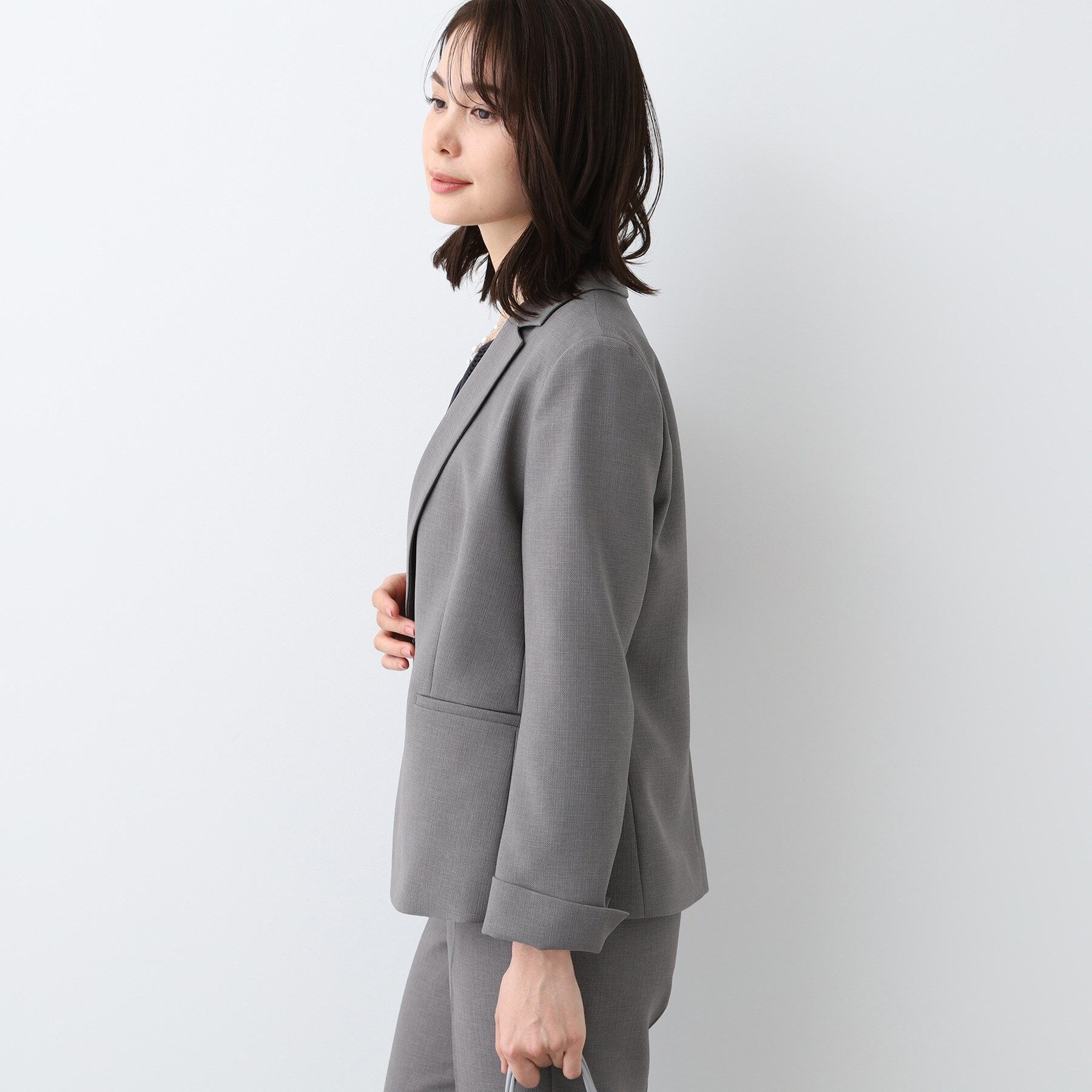 INDIVI「【洗える／スーツ】テーラードカラージャケット」|スーツ|