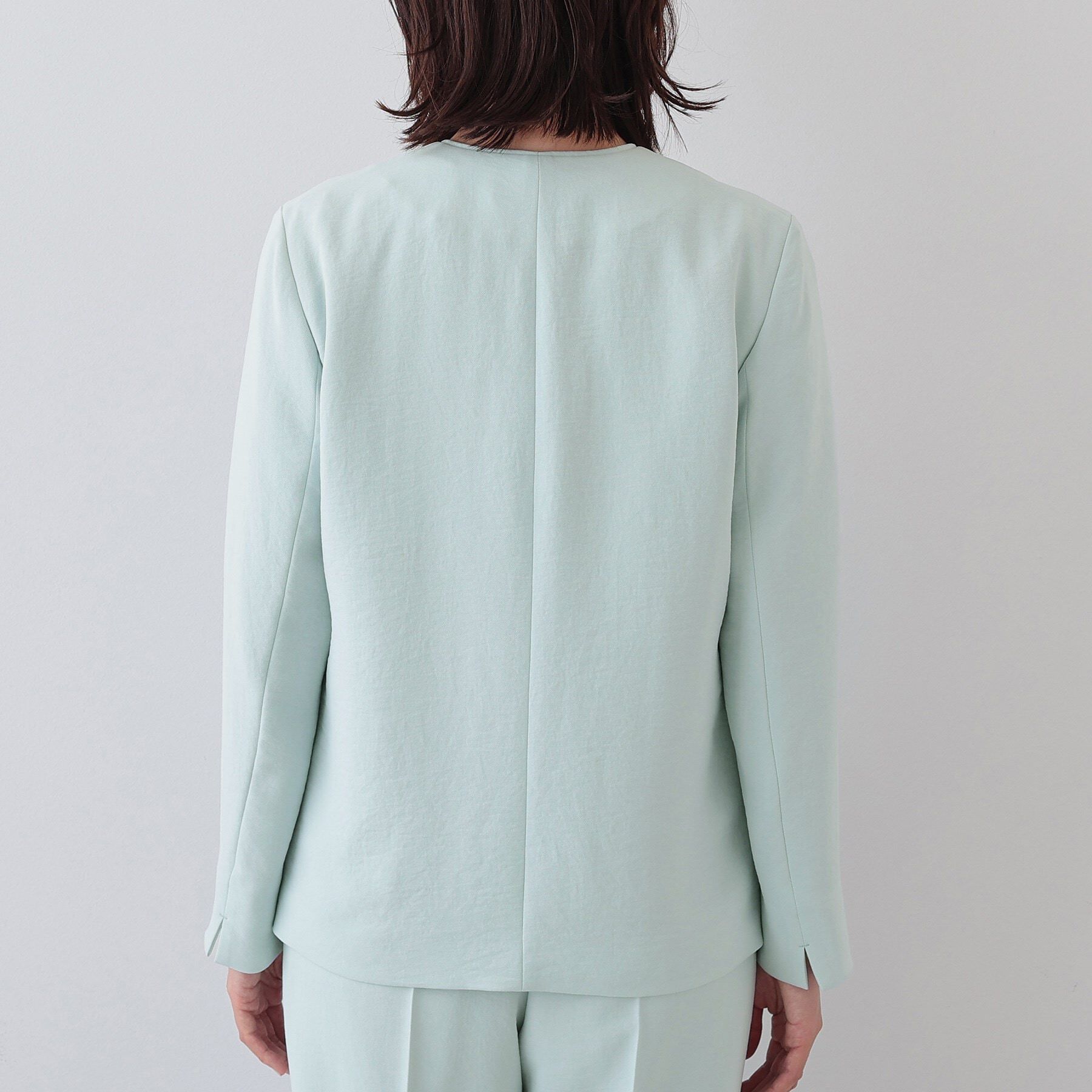 INDIVI「【着る日傘/遮熱/UVケア】ノーカラージャケット」|スーツ|