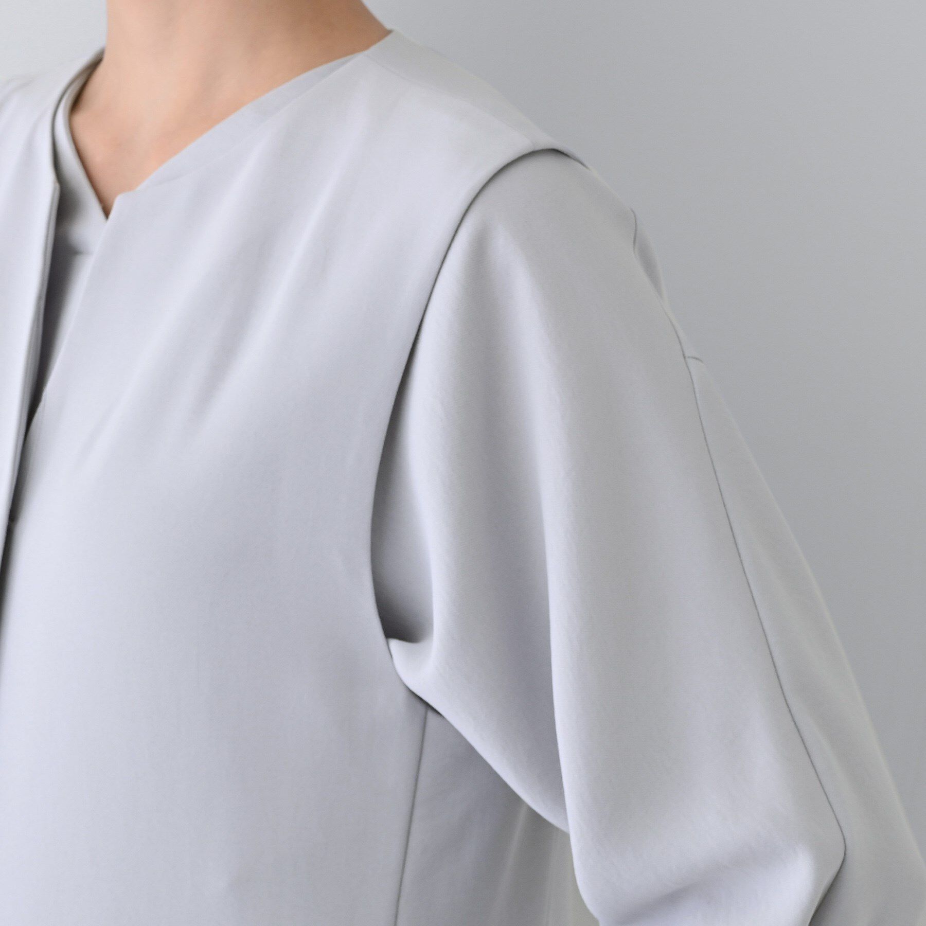 INDIVI「【着る日傘/遮熱/UVケア】ロングジレジャケット」|ベスト・ジレ|