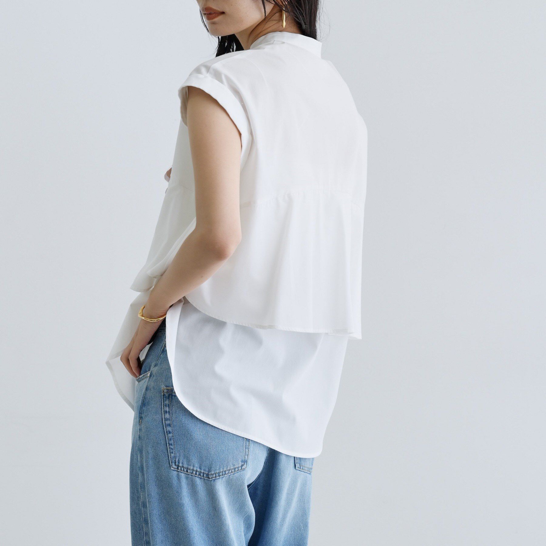 GALLEST「2WAYペプラムシャツ」|シャツ・ブラウス|