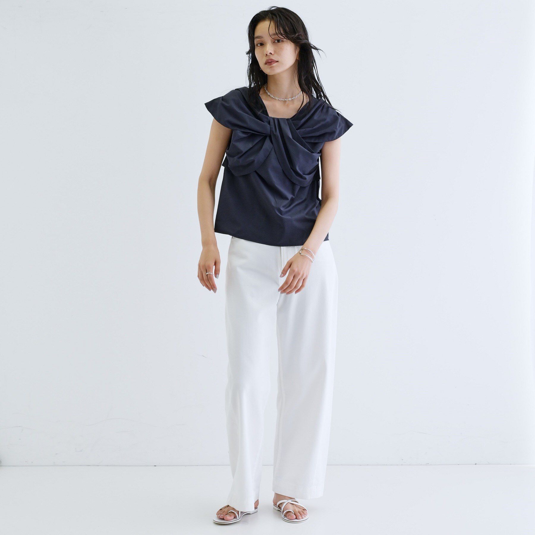 GALLEST「ドレープフォルムブラウス」|シャツ・ブラウス|