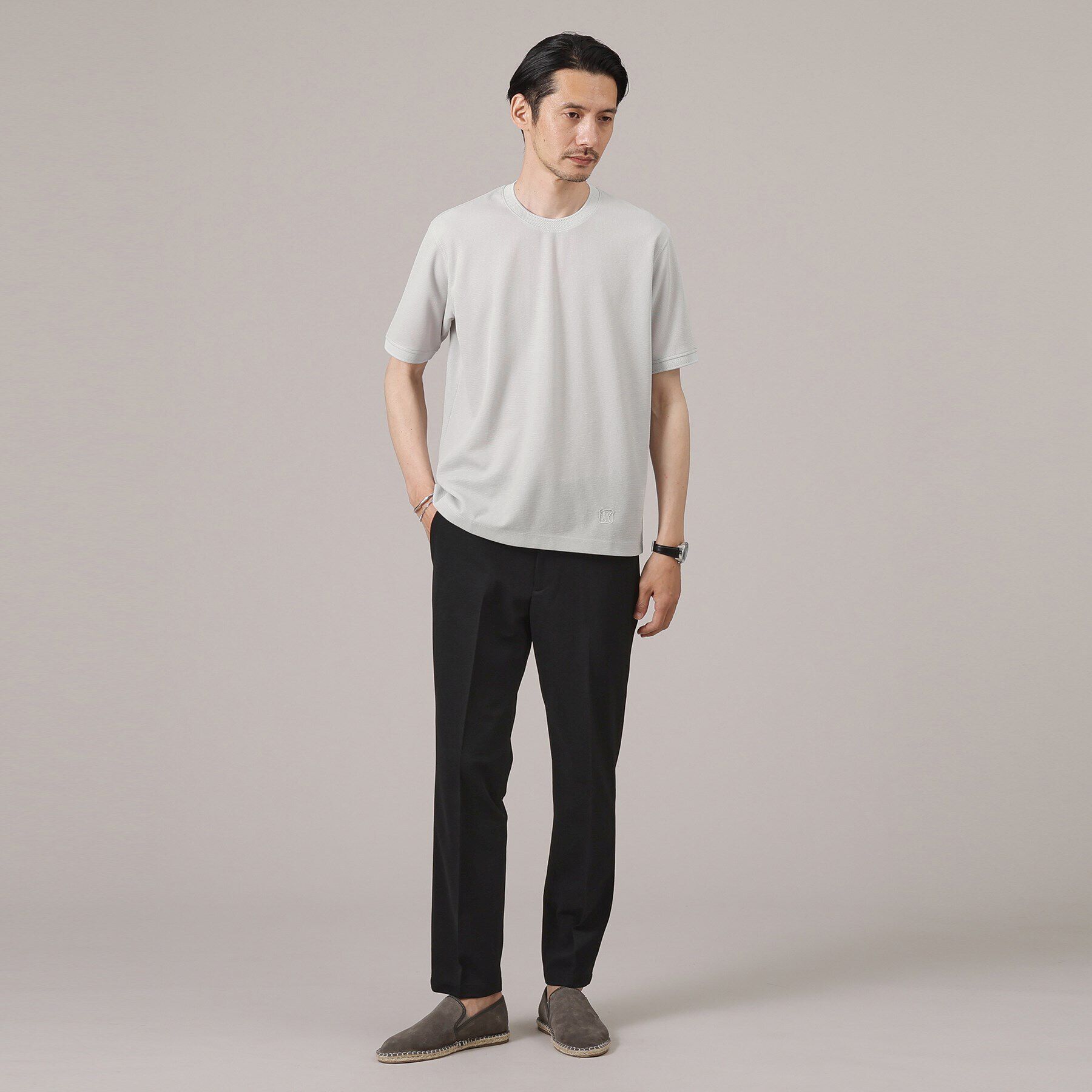 TAKEO KIKUCHI「【抗菌防臭/日本製】ハイブリッド サーフニット Tシャツ」|Tシャツ・カットソー|