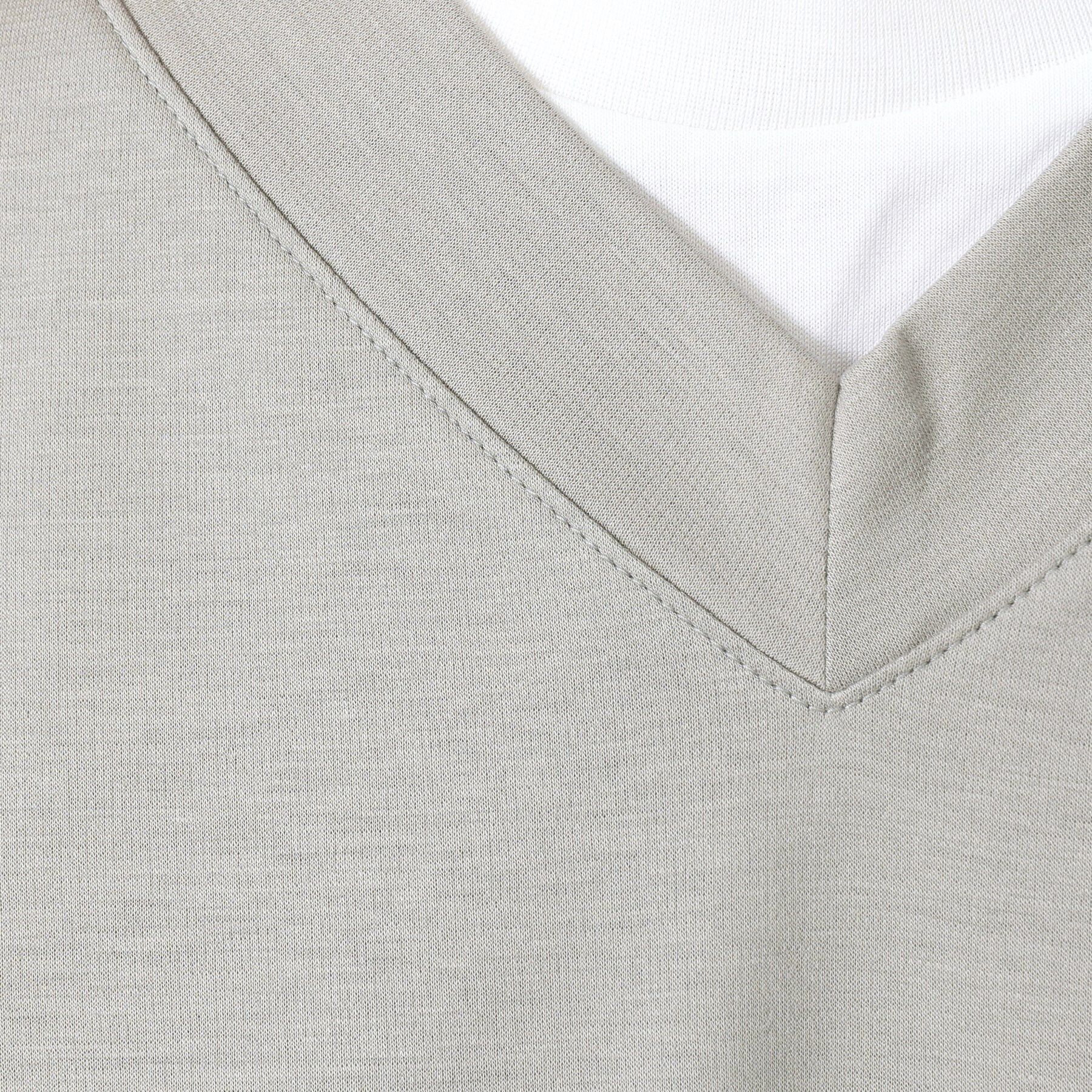 TAKEO KIKUCHI「Vネック フェイクレイヤード カットソー」|Tシャツ・カットソー|