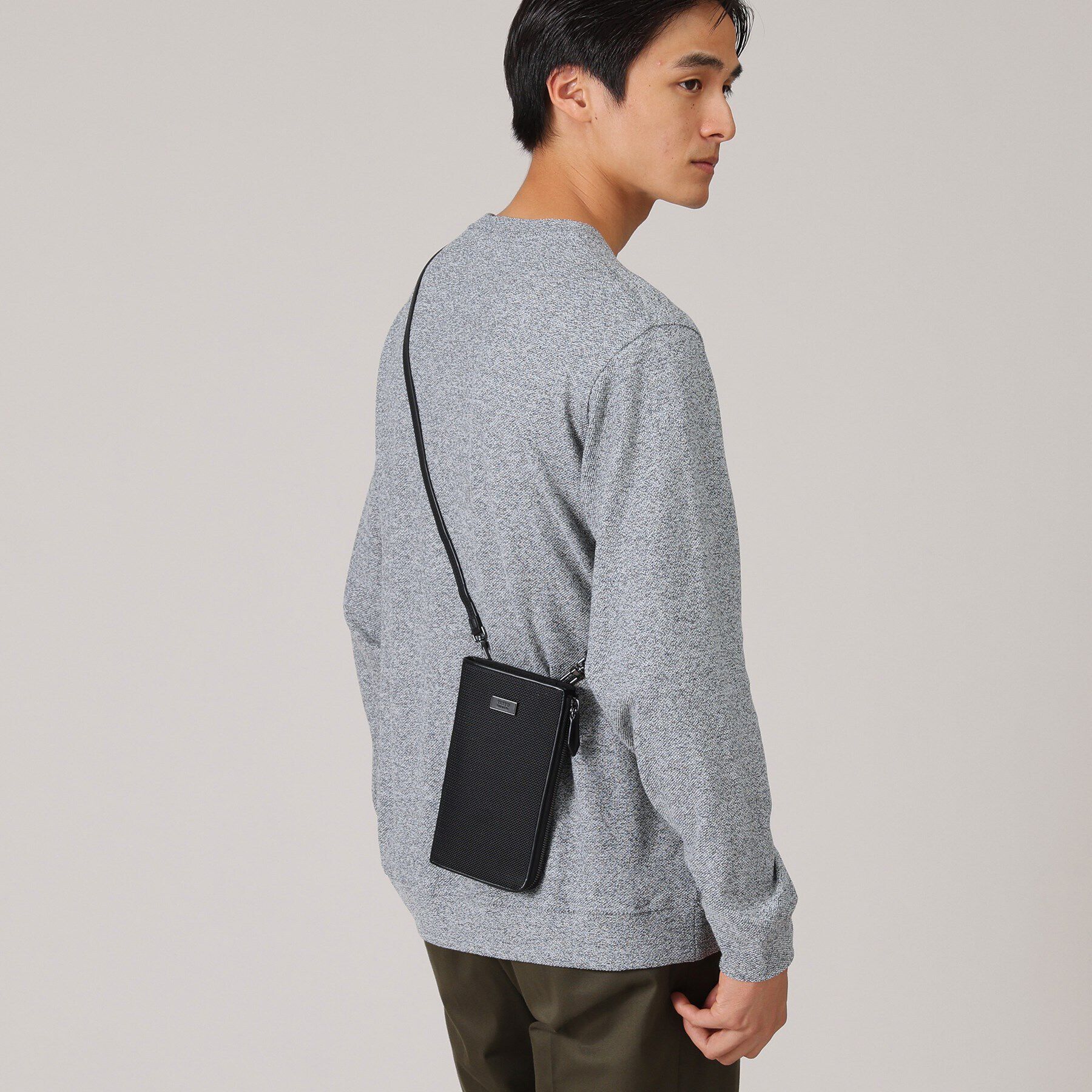 TAKEO KIKUCHI「【スマホ対応】メッシュコンビ ミニショルダーバッグ」|ショルダー・メッセンジャー|