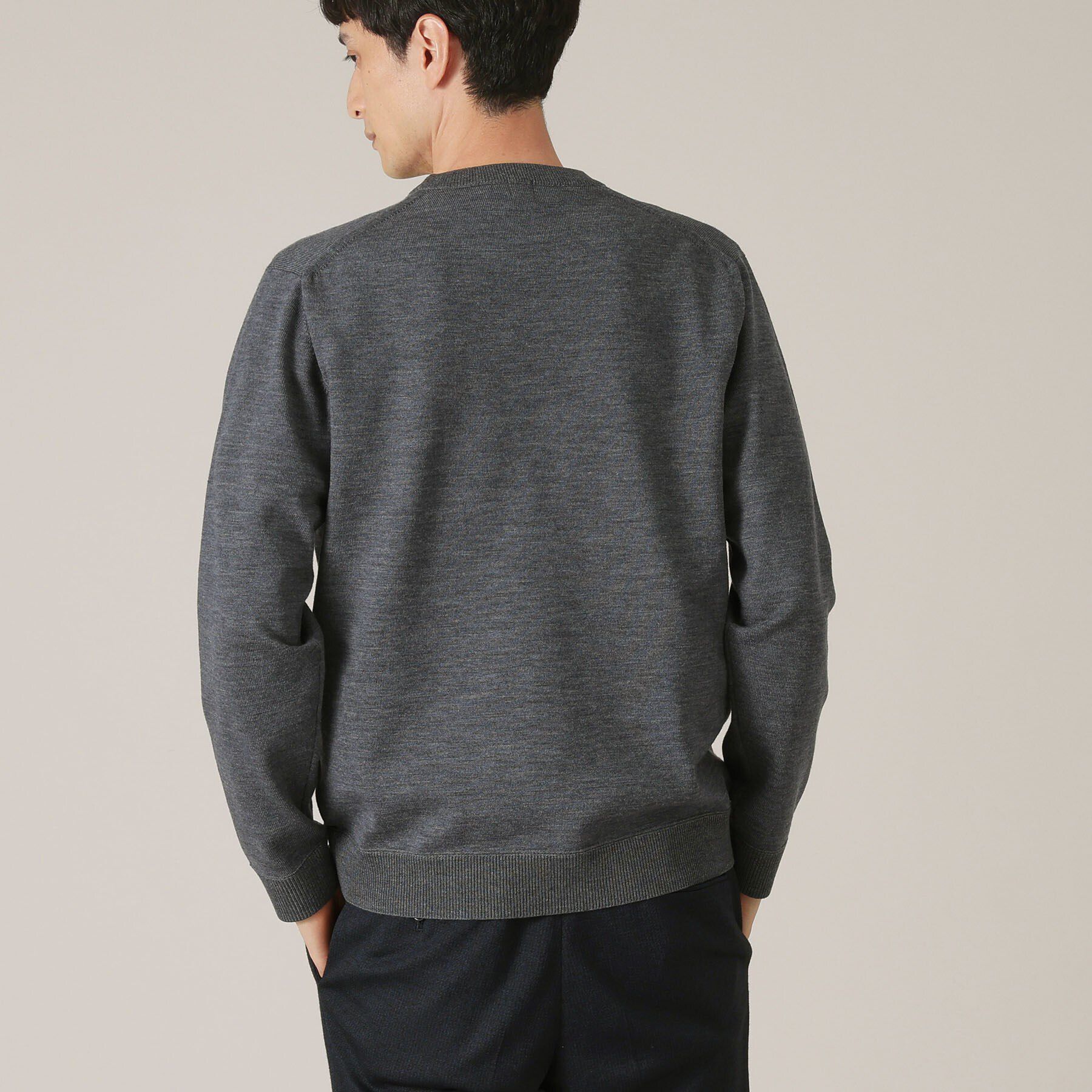 TAKEO KIKUCHI「【アンチピリング】クルーネック ニット」|ニット・セーター|