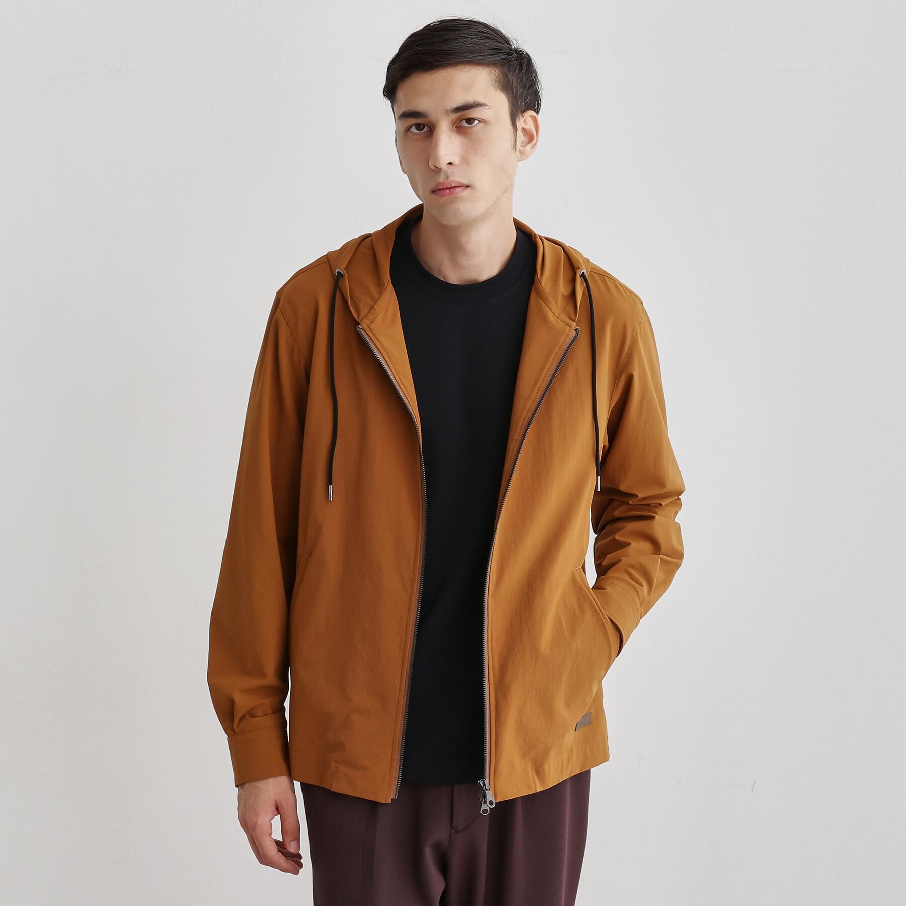 TAKEO KIKUCHI「【3D ナイロン ストレッチ】ジップアップ フードブルゾン」|ブルゾン・スタジャン|