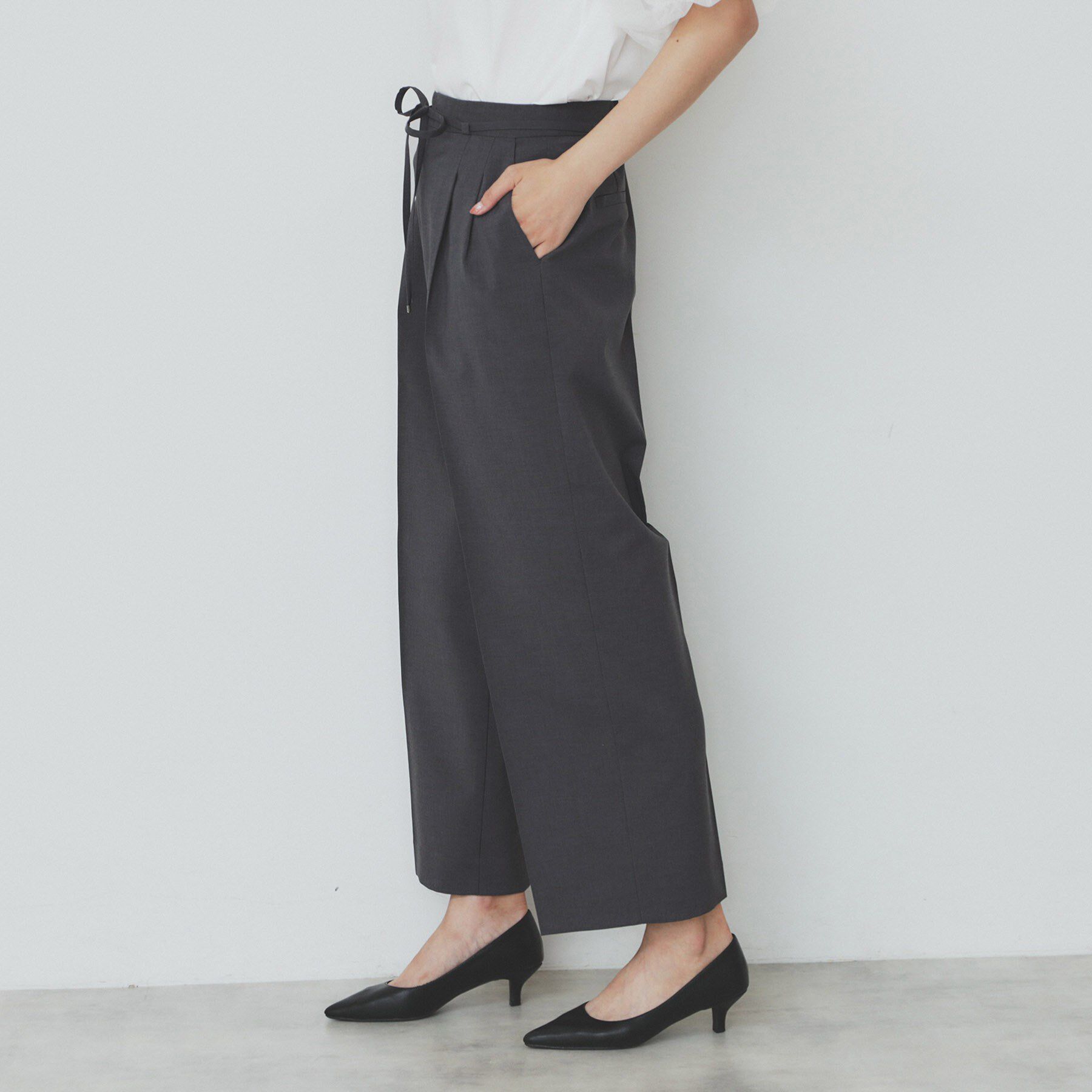 index「ストレッチ2タックワイドパンツ【洗濯機洗い可/接触冷感/吸水速乾】」|その他|