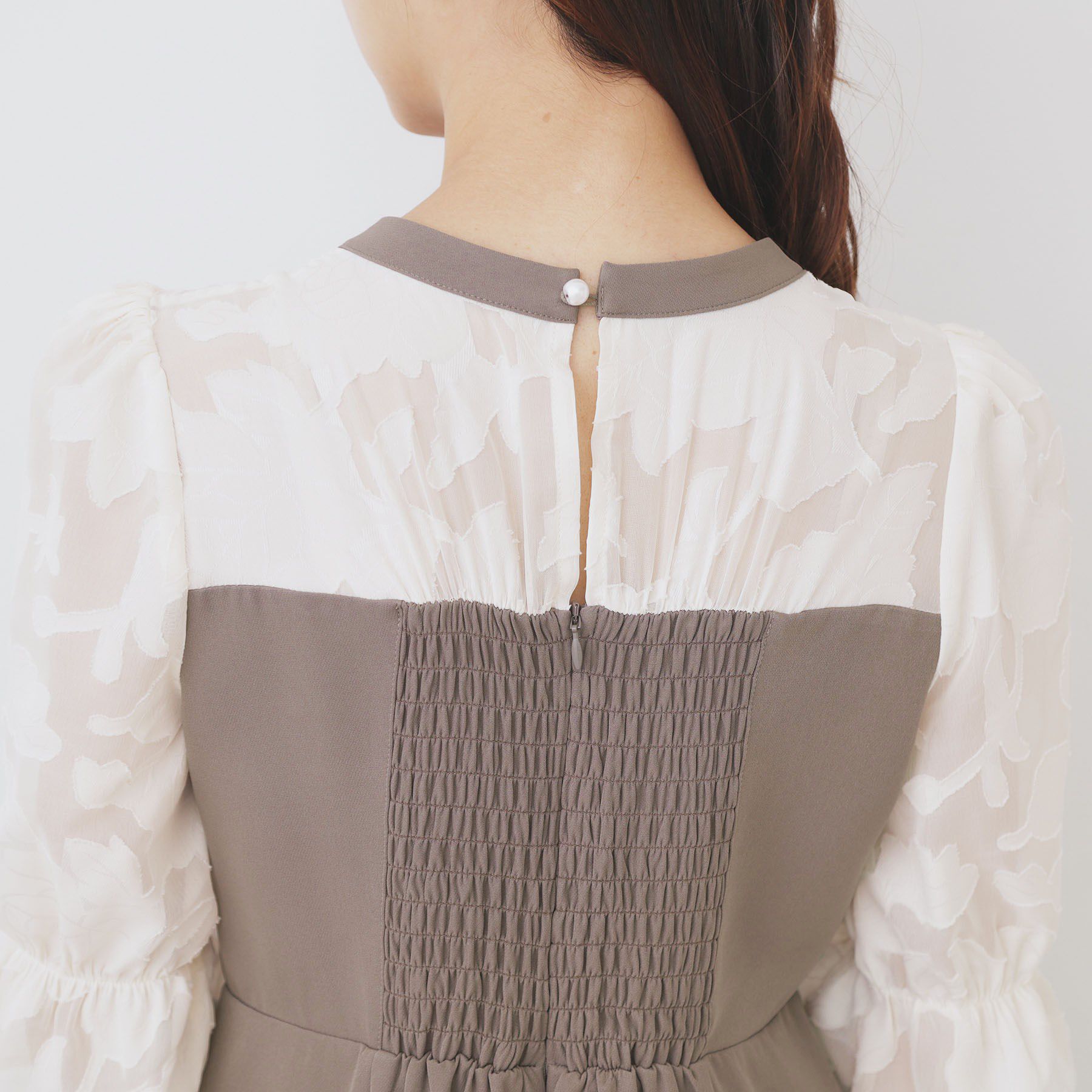 index「ドッキングマーメイドフレアワンピース【洗濯機OK/イージーアイロン/防シワ】」|ワンピース|