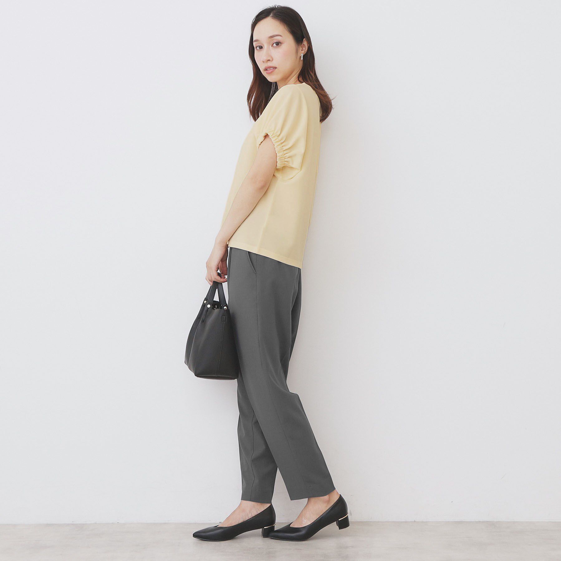 index「ドルマンショートトップス【洗濯機洗い可】」|Tシャツ・カットソー|