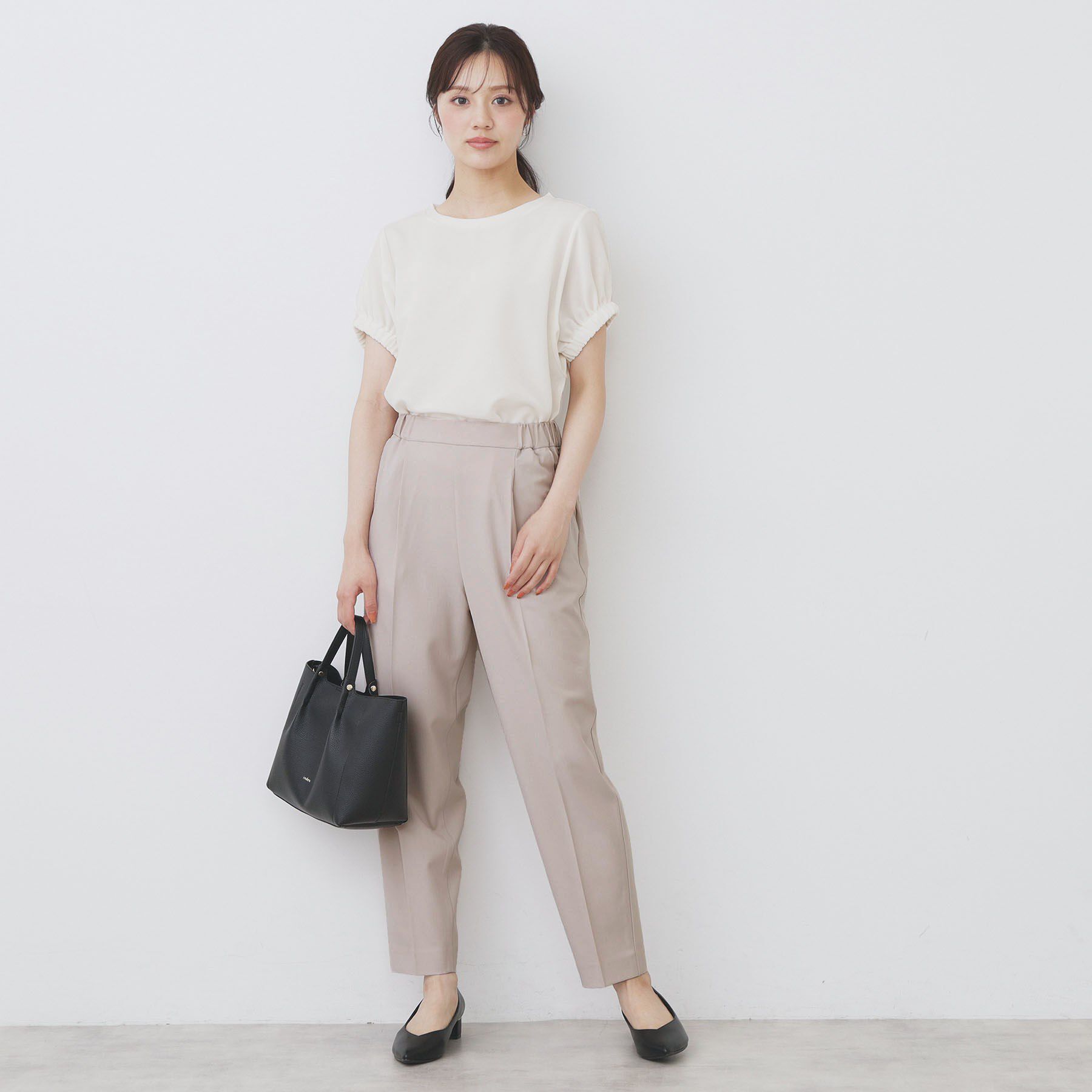 index「ドルマンショートトップス【洗濯機洗い可】」|Tシャツ・カットソー|